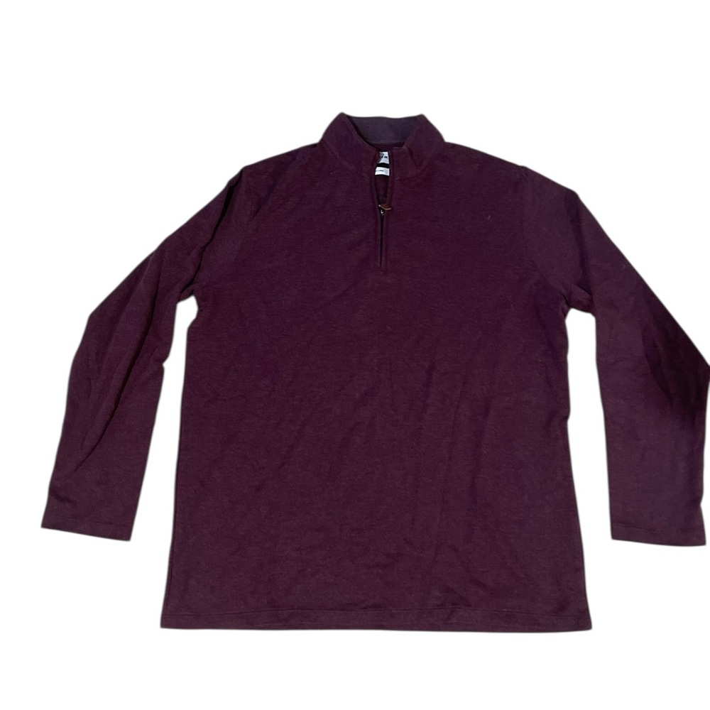 Mizzen+Main Burgundy Button-Up Shirt - X-Large